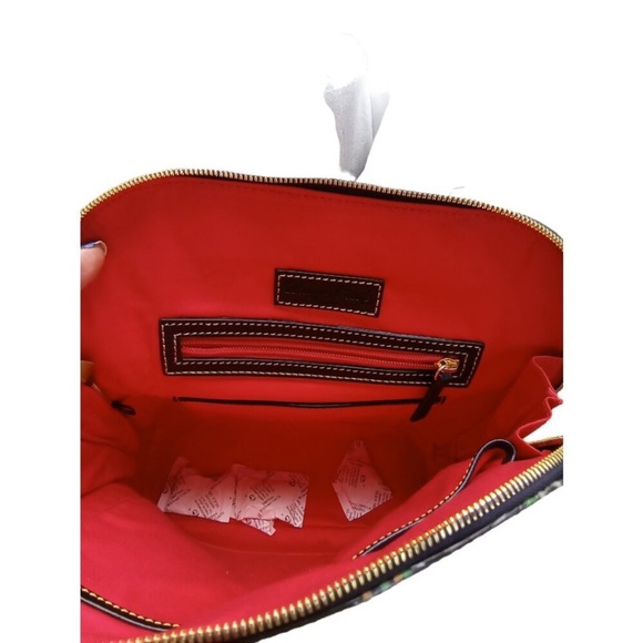 Dooney & Bourke Black Rainbow Monogram Domed Backpack NWT! factory Wrapped - Picture 5 of 7